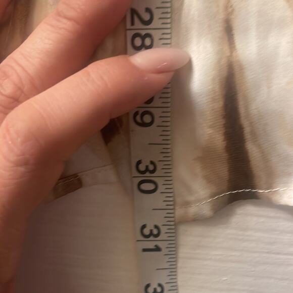 Chico’s animal print crystal and beaded embellished coverup tunic blouse XL - Picture 9 of 10